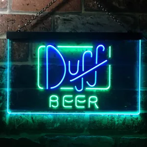 Duff Logo 1 Neon-Like LED Sign