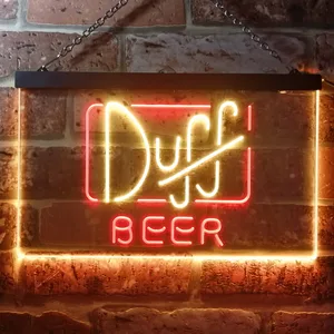 Duff Logo 1 Neon-Like LED Sign