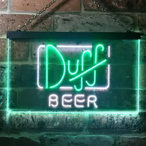Duff Logo 1 Neon-Like LED Sign