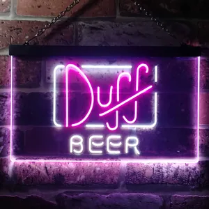 Duff Logo 1 Neon-Like LED Sign