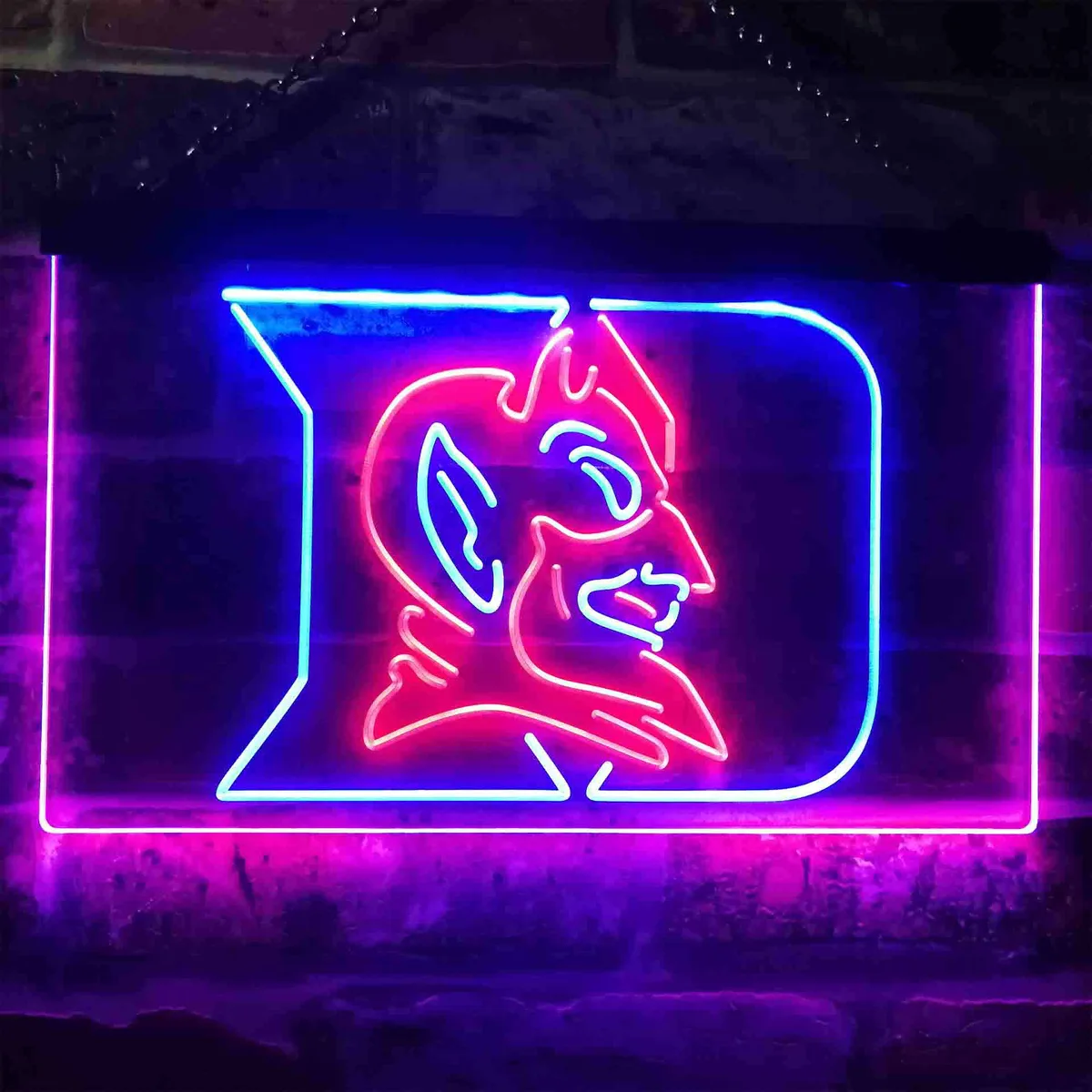 Duke Blue Devils Logo Neon-Like LED Sign