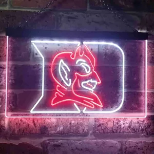 Duke Blue Devils Logo Neon-Like LED Sign