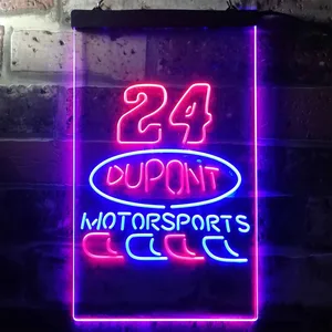 Dupont Motorsports 24 Neon-Like LED Sign