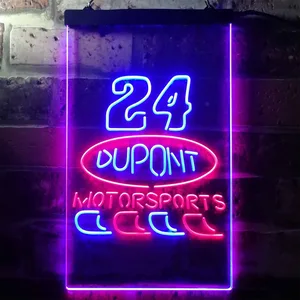 Dupont Motorsports 24 Neon-Like LED Sign