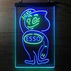 Esso Oil Drop Logo Neon-Like LED Sign