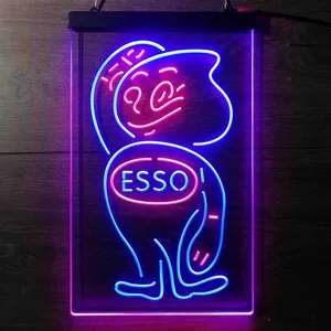 Esso Oil Drop Logo Neon-Like LED Sign