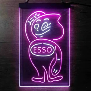 Esso Oil Drop Logo Neon-Like LED Sign