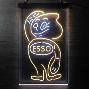 Esso Oil Drop Logo Neon-Like LED Sign