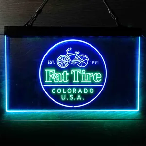 Fat Tire Logo Neon-Like LED Sign