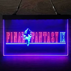 Final Fantasy IX Neon-Like LED Sign