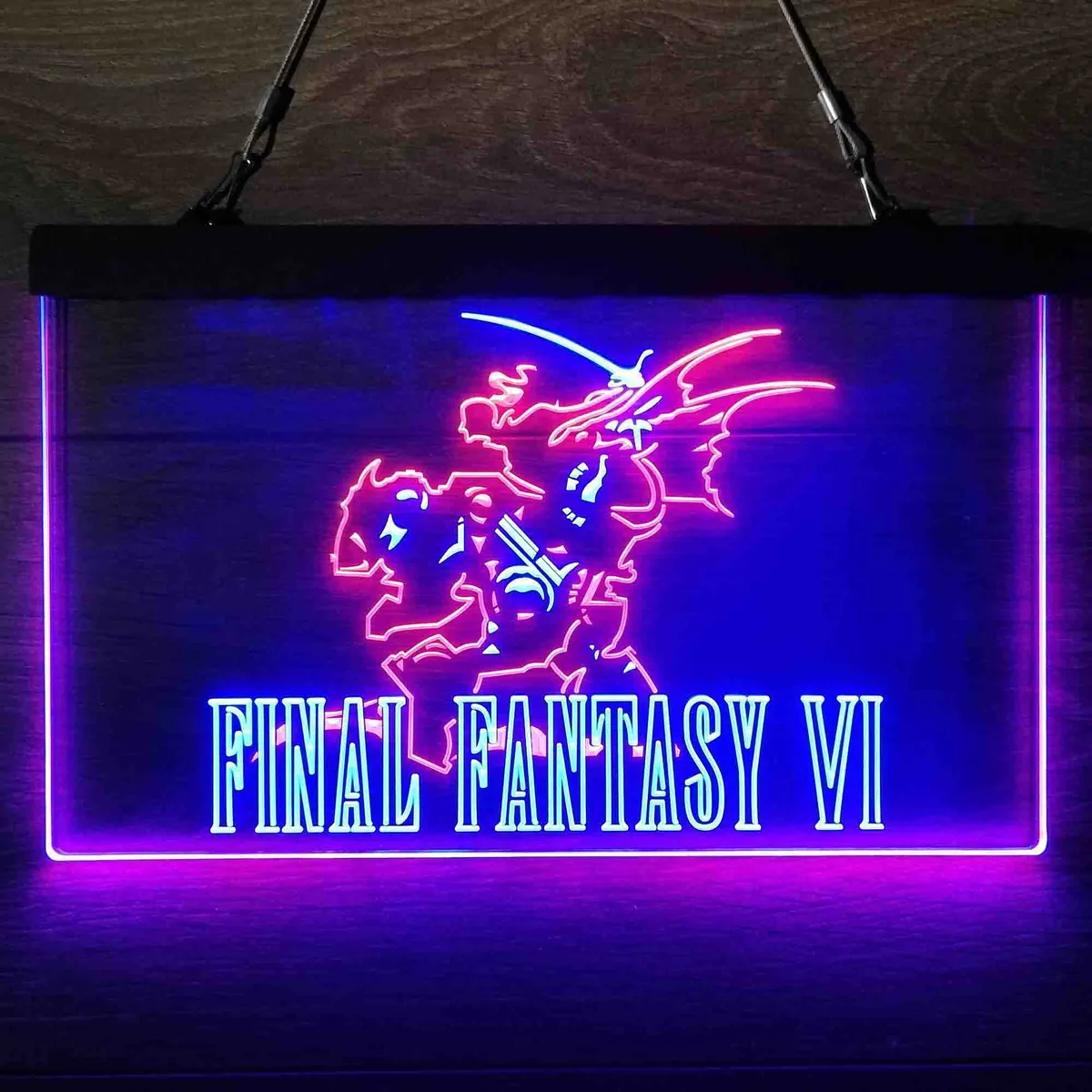 Final Fantasy VI Neon-Like LED Sign