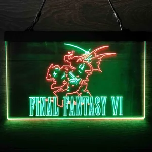 Final Fantasy VI Neon-Like LED Sign