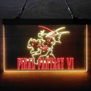 Final Fantasy VI Neon-Like LED Sign