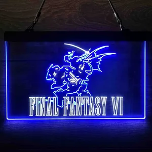 Final Fantasy VI Neon-Like LED Sign