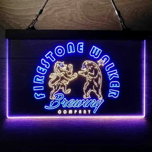 Firestone Walker Brewing Company Logo Neon-Like LED Sign