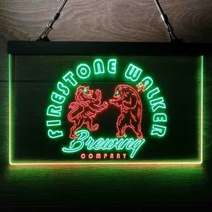 Firestone Walker Brewing Company Logo Neon-Like LED Sign