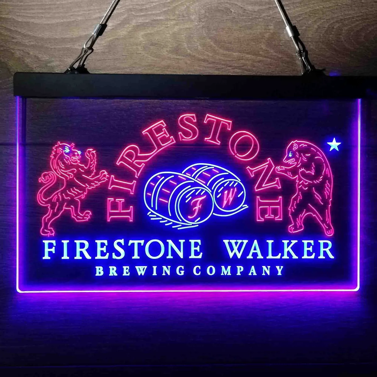 Firestone Walker Brewing Company Vintage Neon-Like LED Sign