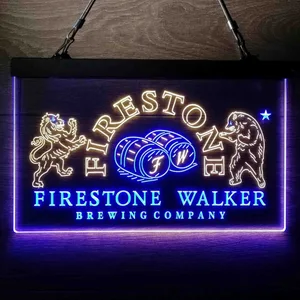 Firestone Walker Brewing Company Vintage Neon-Like LED Sign