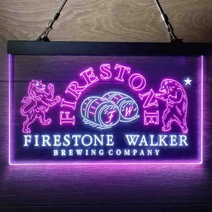 Firestone Walker Brewing Company Vintage Neon-Like LED Sign