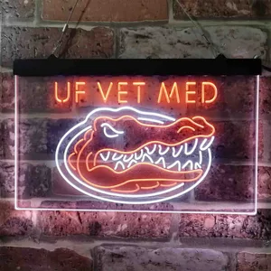 Florida Gators VET MED Neon-Like LED Sign