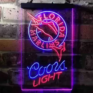 Florida Marlins Coors Light Neon-Like LED Sign