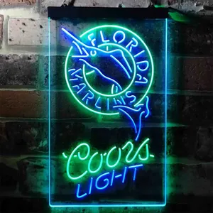 Florida Marlins Coors Light Neon-Like LED Sign
