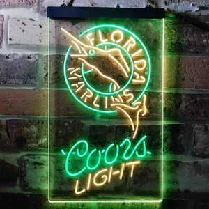 Florida Marlins Coors Light Neon-Like LED Sign