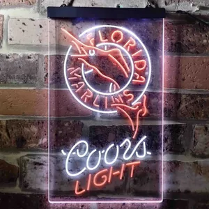 Florida Marlins Coors Light Neon-Like LED Sign