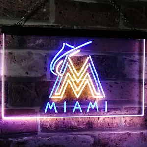 Florida Marlins Logo 1 Neon-Like LED Sign