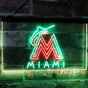 Florida Marlins Logo 1 Neon-Like LED Sign