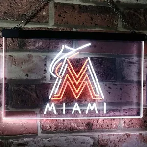Florida Marlins Logo 1 Neon-Like LED Sign