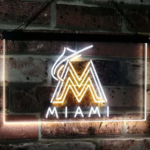 Florida Marlins Logo 1 Neon-Like LED Sign