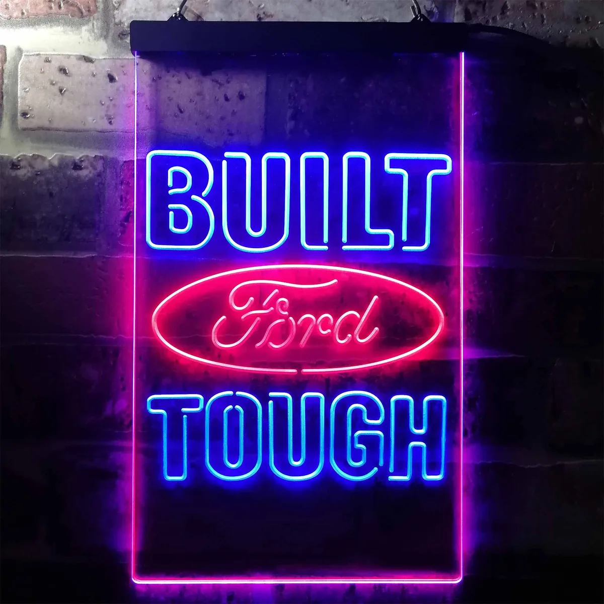 Ford Built Tough Neon-Like LED Sign