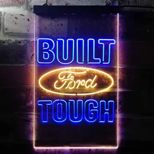 Ford Built Tough Neon-Like LED Sign