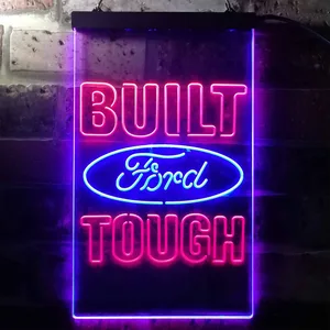 Ford Built Tough Neon-Like LED Sign