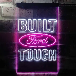Ford Built Tough Neon-Like LED Sign