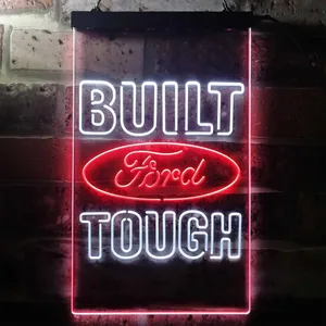 Ford Built Tough Neon-Like LED Sign