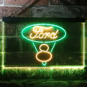 Ford Classic V8 Neon-Like LED Sign