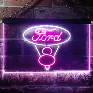 Ford Classic V8 Neon-Like LED Sign