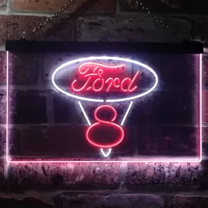Ford Classic V8 Neon-Like LED Sign