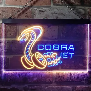 Ford Cobra Jet Mustang Neon-Like LED Sign