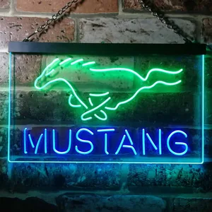 Ford Mustang Horse 2 Neon-Like LED Sign