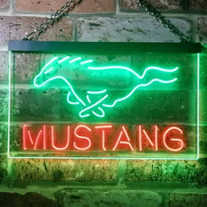 Ford Mustang Horse 2 Neon-Like LED Sign