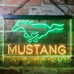 Ford Mustang Horse 2 Neon-Like LED Sign