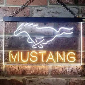 Ford Mustang Horse 2 Neon-Like LED Sign
