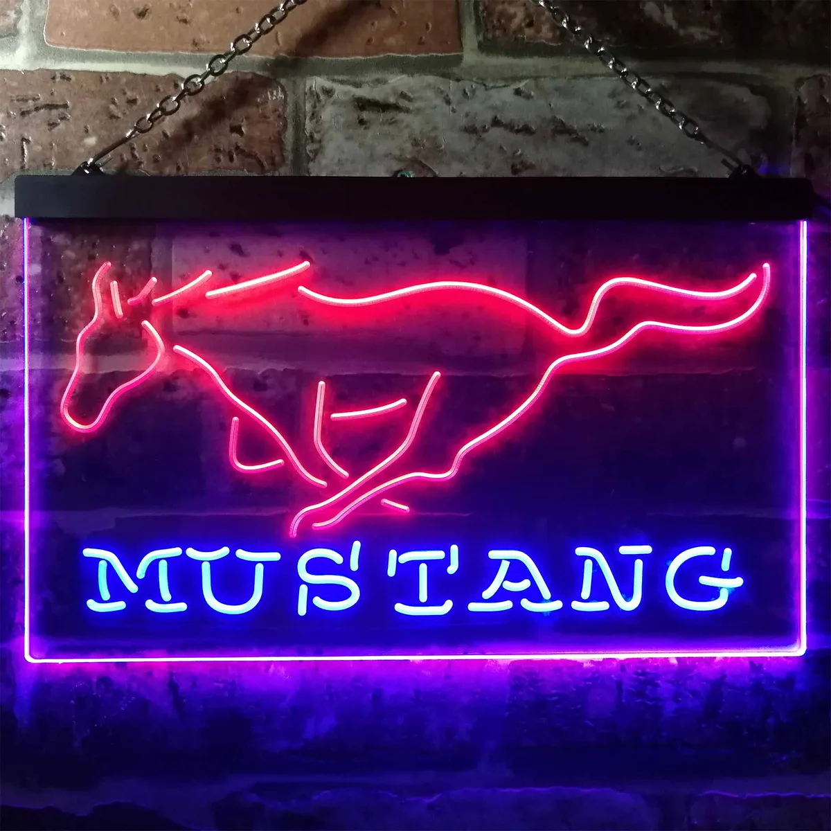 Ford Mustang Horse Neon-Like LED Sign
