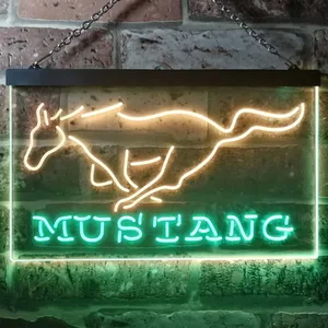 Ford Mustang Horse Neon-Like LED Sign