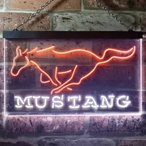 Ford Mustang Horse Neon-Like LED Sign