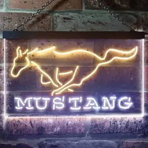 Ford Mustang Horse Neon-Like LED Sign