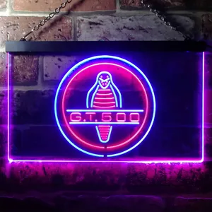 Ford Shelby Cobra GT500 Neon-Like LED Sign